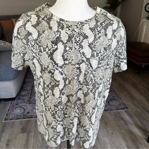 Men’s H&M Reptile Skin Short Sleeve Tee